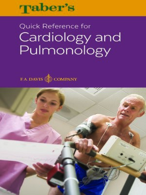 cover image of Taber's Quick Reference for Cardiology and Pulmonology